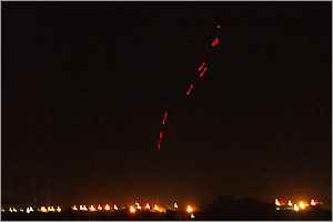 Celebratory gunfire in Baghdad